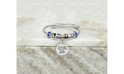 Kid's Open Cable Inspirational Love Charmed Bracelet By Pink Box