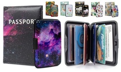 Miami CarryOn RFID Wallet, Passport Cover Set - Prevent Identity Theft