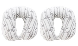 Hypoallergenic Bamboo Memory Foam Neck Support Pillow (2-Pack)