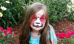 $88 for a Face-Painting Package with Glitter Tattoos for Up to 12 from AmaDazzle Arts ($180 Value)