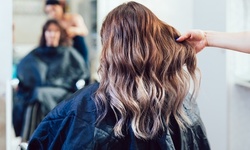 Haircut, Deep Condition, Blow-Dry, Balayage at Nanshua's Beauty Bar. 12 Options Available.