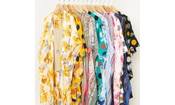 Women's Lightweight  Top Kimono Cardigan       