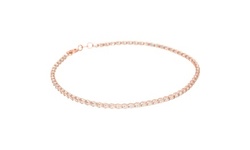14K Gold Crystal Spiga Bracelet Made With Crystals From Swarovski