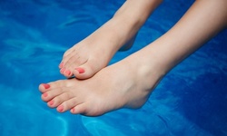 One or Three Rock Star Toes (Pedicure with Hard Gel Polish) at Spa Touch Nails (Up to 62% Off)