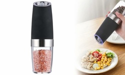 Electric Gravity Salt and Pepper Grinder Automatic Spice Grinder