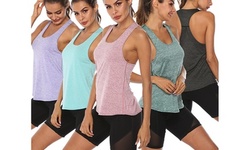 Women Racerback Workout Tank Tops for Gym Yoga Tops Sports Shirts
