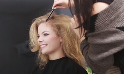 Haircut, Condition, and Style at Master Threading and Hair Services (Up to 62% Off). Four Options Available.