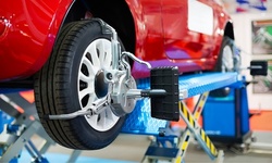 $44.91 for Wheel Alignment, Tire Rotation, and Steering-Angle Sensor at Express Oil Change ($80 Value)