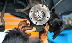 Brake-Pad Replacement for Front or Rear Wheels, or Both at Kwik Kar (Up to 55% Off)