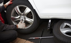 $59.99 for Four-Wheel Alignment at Motion Automotive ($89.99 Value)