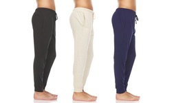 3 Pack Men's Cotton Lightweight Breathable Lounge Jogger Pants (S-3XL)