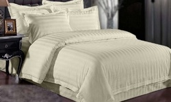 4 Pcs Queen Bed Sheet Set with Pillowcases and Flat Sheet and Fitted Sheet