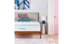Linenspa Essentials 3" AlwaysCool Gel Memory Foam Mattress Topper