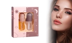 Lip Plumper Set Deep Hydrating for Day and Night and Enhance Lips Elasticity