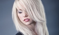 The Request Blow-Dry with Optional Root Reboot or Top Ten Mini Highlights at Mix Hair Color Bar (Up to 63% Off)