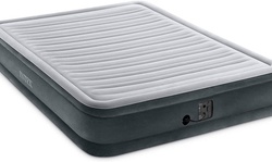 Intex 13" Comfort Dura-Beam Airbed Internal Electric Pump Bed AP619C (Gray) -NEW