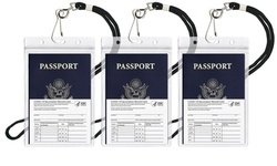 Waterproof Clear Sleeve for Passport and CDC Vaccination Card Holder