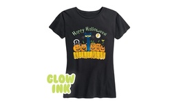 Women's Glow In The Dark Pete The Cat S-4X
