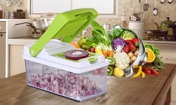 iMounTEK Vegetable & Fruit Slicer Set with 3 Interchangeable Dicer Blades