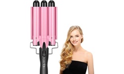 3 Barrel Curling Iron Wand Barrel Curling Iron Hair Waver Ceramic Hair Crimper
