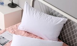 Pillowcase Waterproof with Zippered and Soft Cotton Terry White Pillow Protector