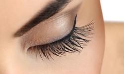 Full Set of Natural Eyelash Extensions with 140 Pieces per Eye and Optional Fill at Curvy Lashes (Up to 50% Off)