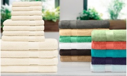 Superior Egyptian Cotton Towel Sets (12-Pack)