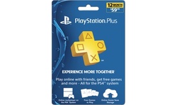 Sony Playstation Plus 12 Month Membership Card