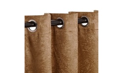 Superior Triple-Weave Solid Thermal Senna Blackout Grommet Curtain Set