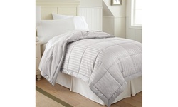 Modern Threads Damask Reversible Fleece Down Alternative Blanket