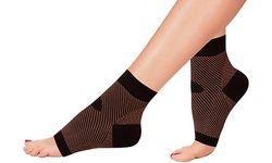 Copper-Infused Plantar Fasciitis Compression Foot Sleeves
