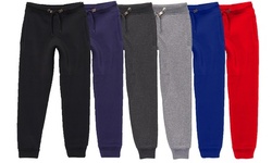 (4-Pack) Children & Boy's Slim Fitting Fleece Jogger Sweatpants