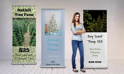 Personalized Roll-up Banner with Base from MailPix (Up to 74% Off)