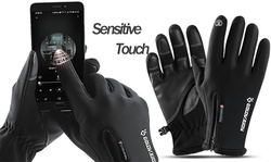 Winter Antiskid Warm Gloves Waterproof and All Finger Touch Screen Gloves