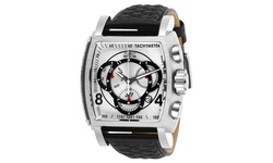 Invicta Men's 27918 S1 Rally Quartz Multifunction Silver, Black Dial Watch