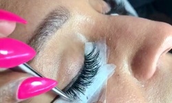 Full Set of Mink Eyelash Extensions with Optional Two-Week Fill at Tha Hair & iLash Bar Spa (Up to 54% Off)