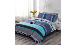 3-Piece Home Luxury Printed Microfiber Duvet Cover Set