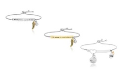 Willowbird Crystal Multi-Charm Inspirational Slider Bracelets 