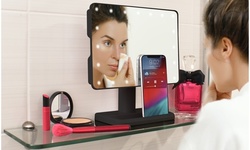 Aduro U-Reflect Vanity Mirror with Built in Bluetooth Speaker 