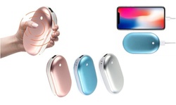 4,000mAh Pocket Hand Warmer Heater With Power Bank