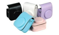 For Fujifilm Instax Mini 11 Instant Camera Cover Leather Shoulder Strap Bag Case