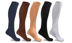 Unisex Everyday Anti-Fatigue Compression Socks (3-Pairs or 6-Pairs)