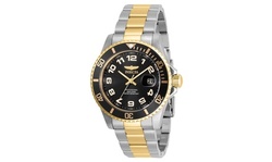 Invicta Men's 30693 Pro Diver Quartz 3 Hand Black Dial Watch