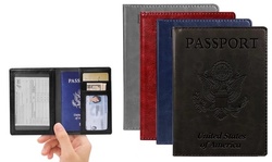 4 Card Slots Multi-function Passport Holder With Vaccine Card Slots  (2 Pack )