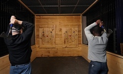 One 60- or 90-Minute Axe Throwing Session for Two at Awful Axe Throwing (Up to28% Off)