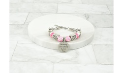 Kids Inspirational Pink Charmed Adjustable Bracelet By Pink Box