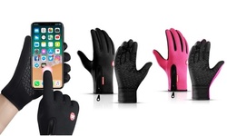 Men Women Winter Windproof Gloves Waterproof Thermal Gloves Touch Screen Mittens