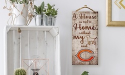 Fan Creations NFL A House is Not a Home Sign 