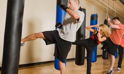 5 or 10 Fitness Kickboxing Classes at Karate America (Up to 66% Off)