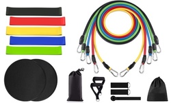 Workout Resistance Bands with Core Sliders - Multi Set